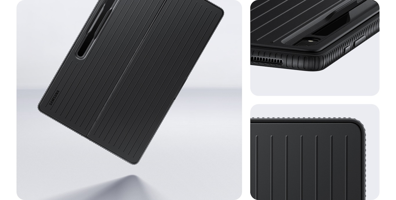 Buy Galaxy Tab S8 Ultra Protective Cover - Black | Samsung KSA