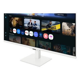 27"/32" Smart Monitor M5 M50F FHD (Black) Detail White 