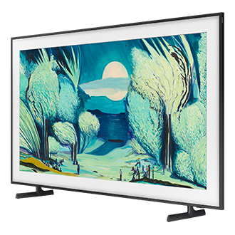 {size}" The Frame 4K Samsung Vision AI Smart TV (2025) R-Perspective2 Black 