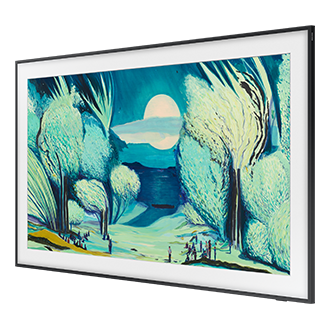 {size}" The Frame 4K Samsung Vision AI Smart TV (2025) R-Perspective3 Black 