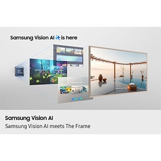 55" The Frame 4K Samsung Vision AI Smart TV (2025) Black