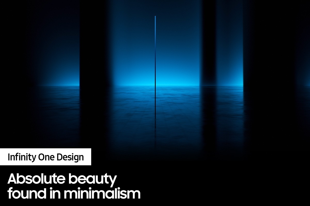 Samsung Neo QLED 8K QN700B is showing the Infinity One Design