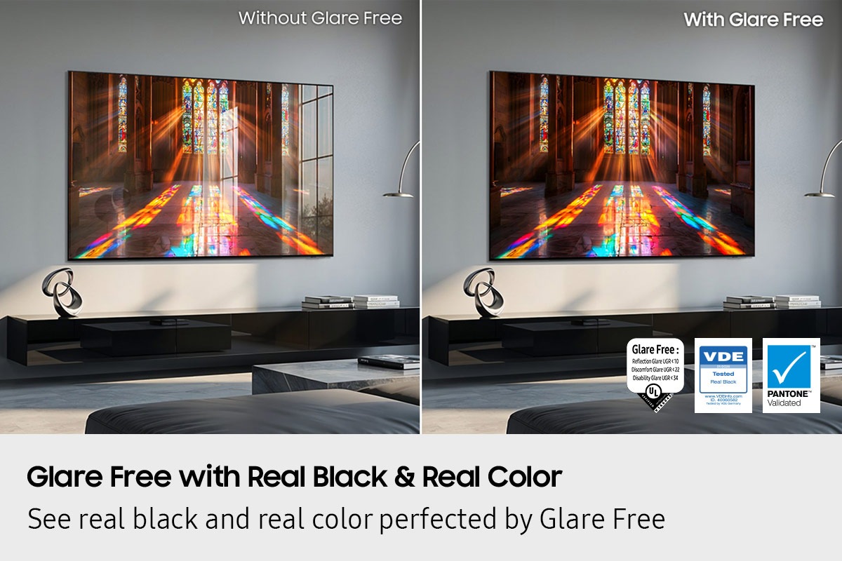 65" OLED S95H 4K Samsung Vision AI Smart TV (2026) Silver