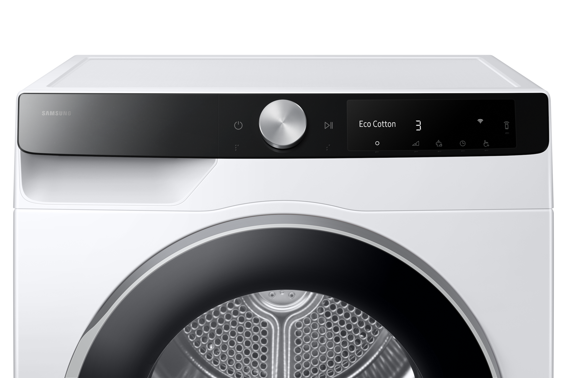 Laundry Dryer with A Energy Efficiency Rating and AI Dry+ Panel-Control2 White 