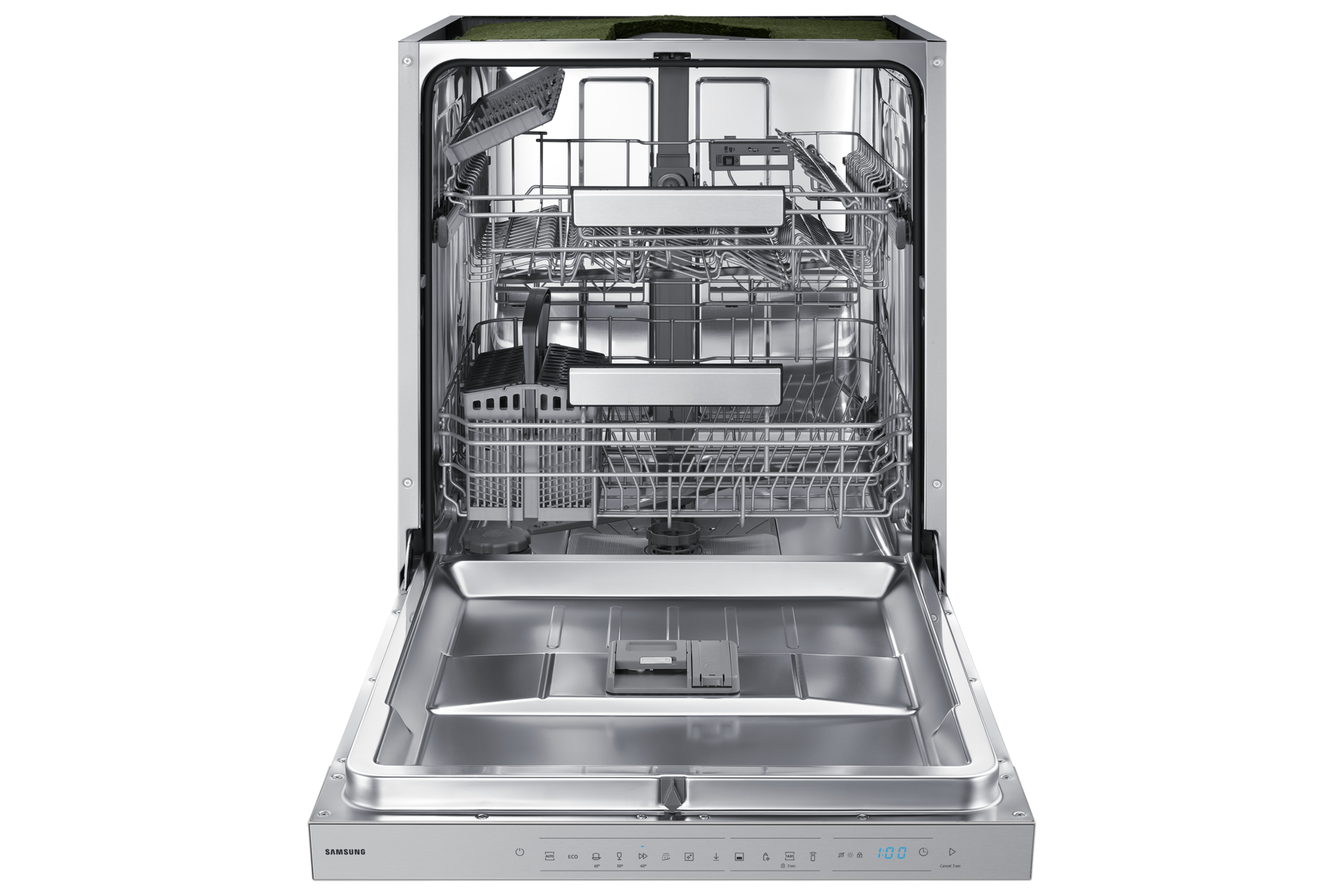 Built-under Dishwasher AutoRelease™ 13 Place Setting Front-Open2 Silver 