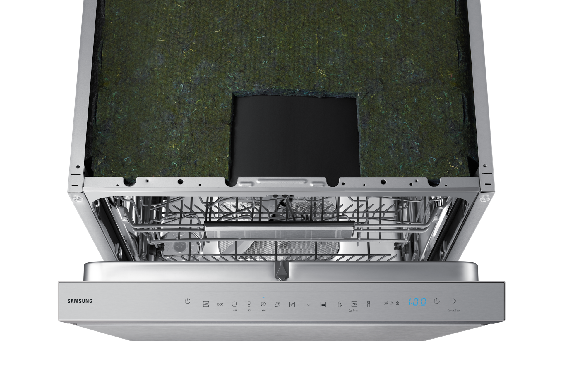 Built-under Dishwasher AutoRelease™ 14 Place Setting Control-Panel Silver 