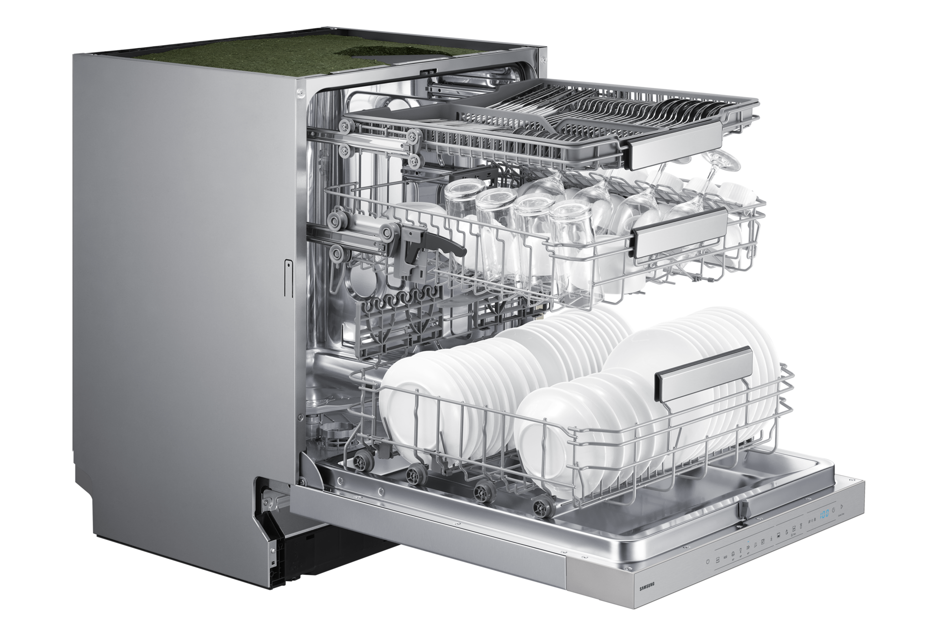 Built-under Dishwasher AutoRelease™ 14 Place Setting Dynamic1 Silver 