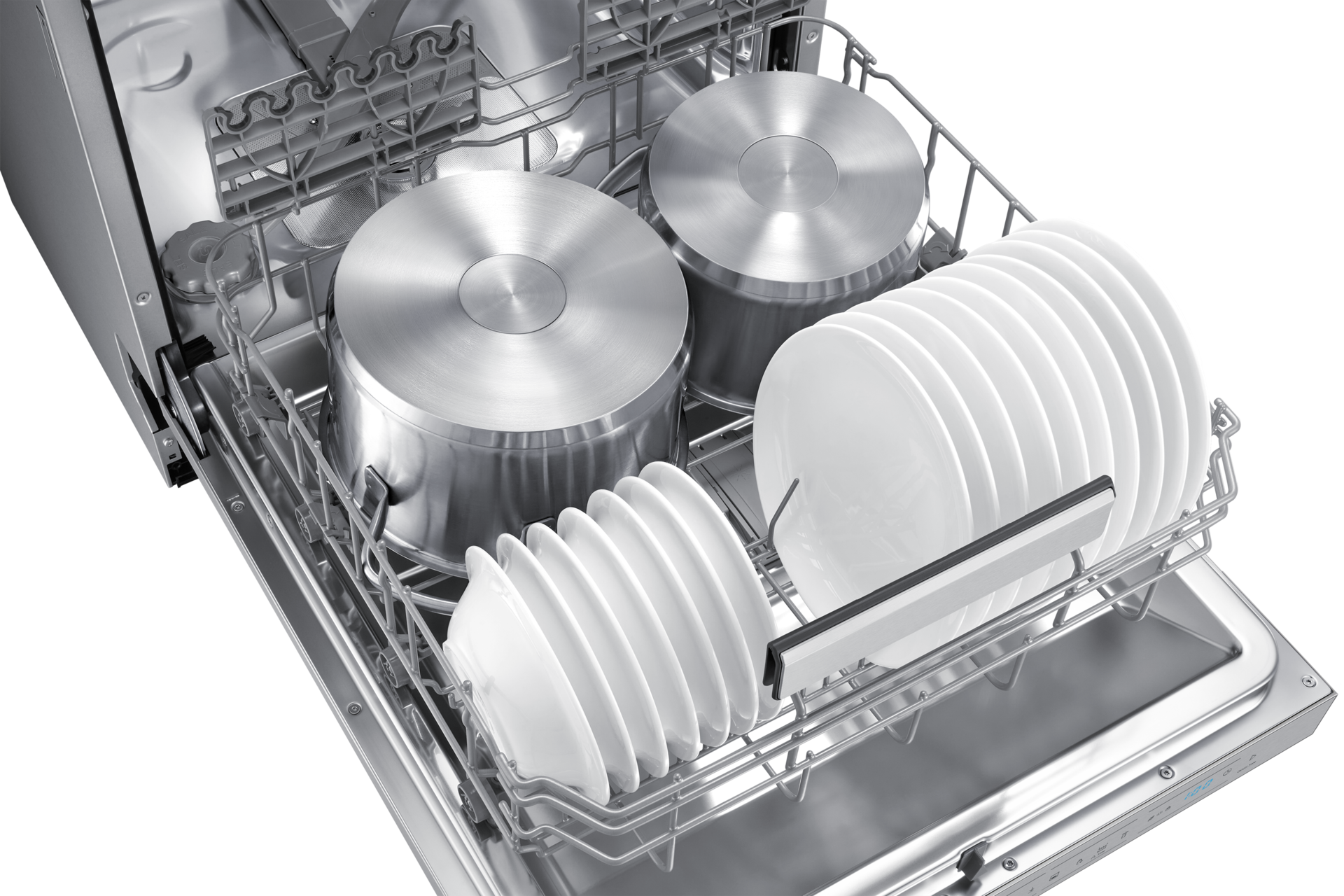 Built-under Dishwasher AutoRelease™ 14 Place Setting Detail1 Silver 