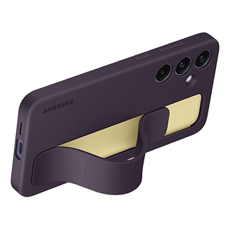 Standing Grip Case for Galaxy S24+ Dynamic Dark Violet 