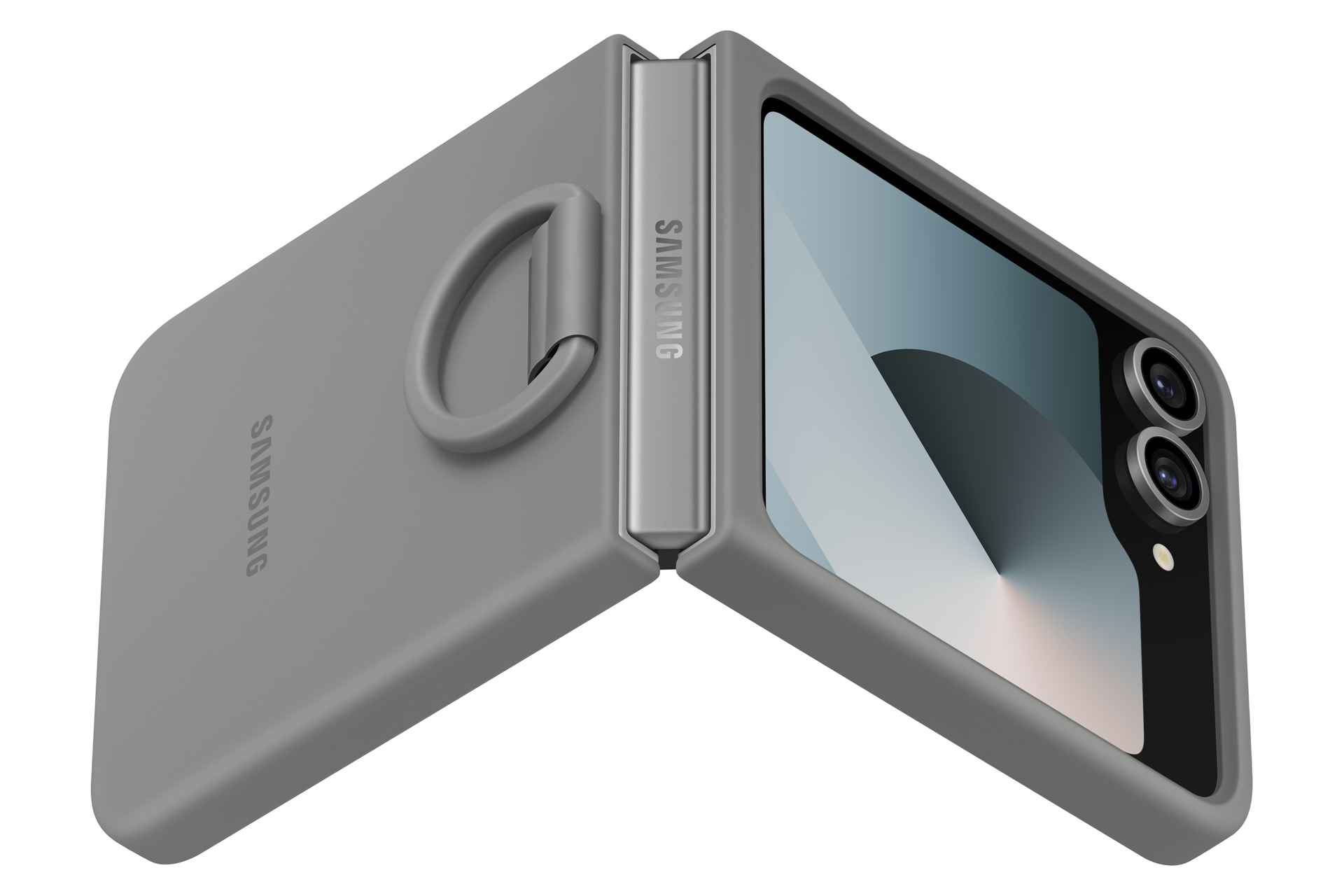 Silicone Case for Galaxy Z Flip6 Dynamic Gray 