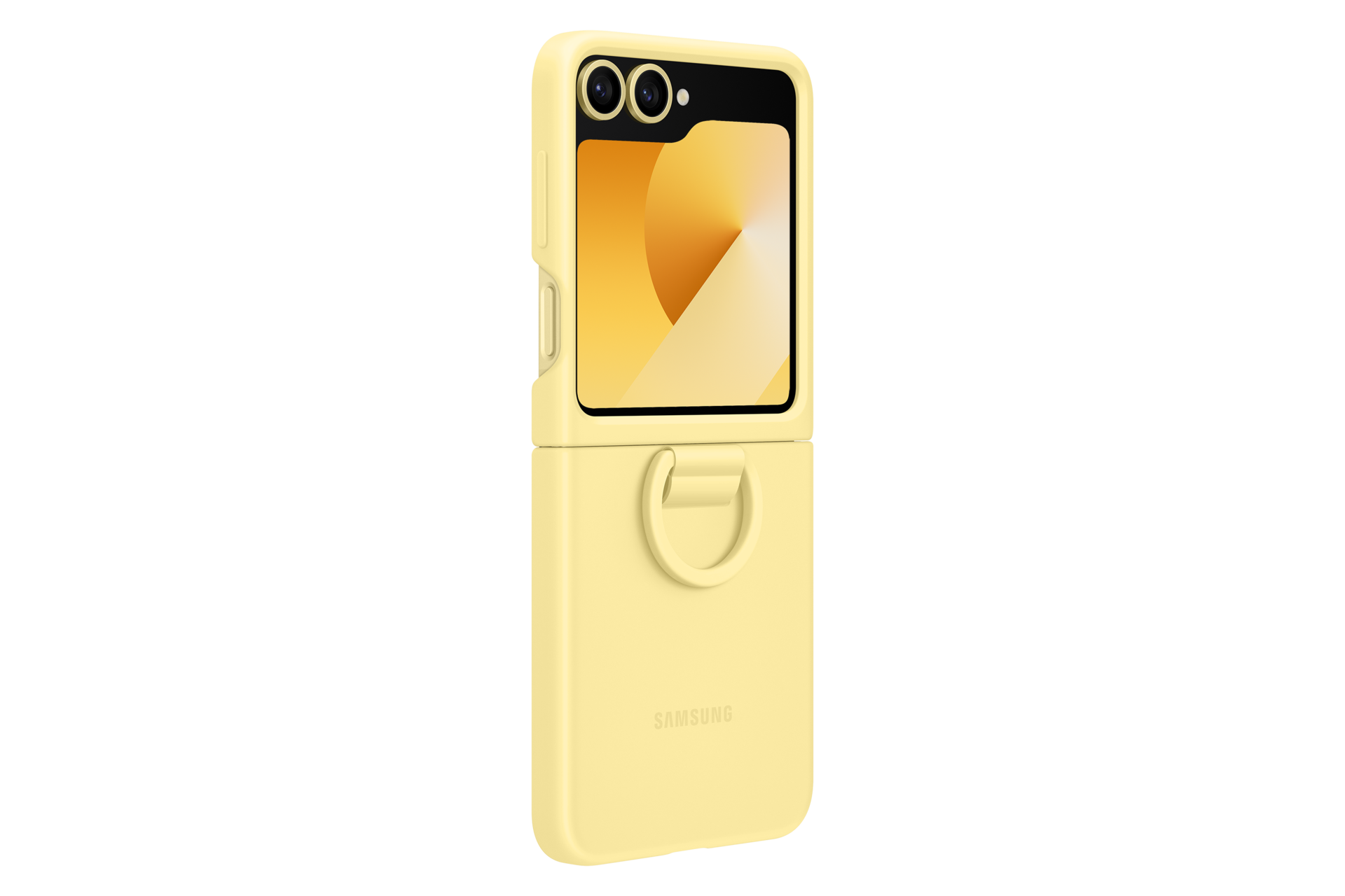 Silicone Case for Galaxy Z Flip6 Dynamic Yellow 