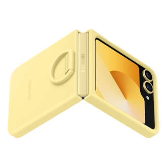 Silicone Case for Galaxy Z Flip6 Dynamic Yellow 