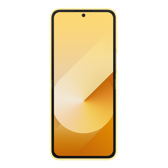 Silicone Case for Galaxy Z Flip6 Back Yellow 
