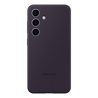 Galaxy S24 Silicone Case Front Dark Violet 