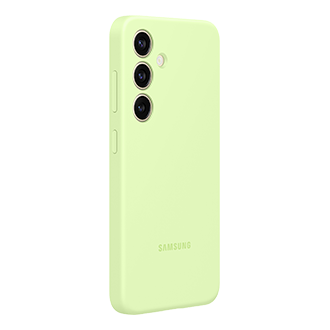 Galaxy S24 Silicone Case Dynamic Lime 