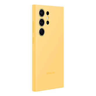 Galaxy S24 Ultra Silicone Case Dynamic Yellow 