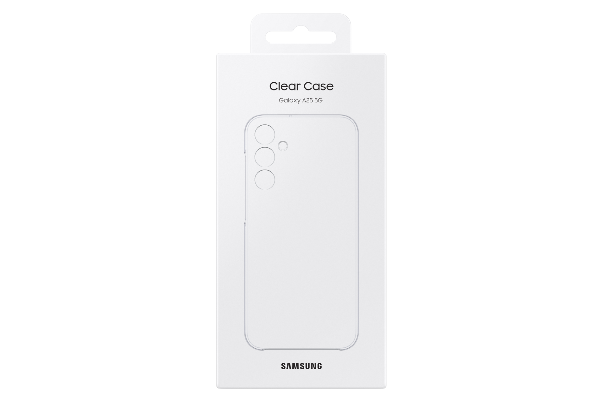 Clear Case for Galaxy A25 5G Package Transparent 