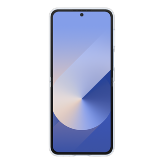 Clear Case for Galaxy Z Flip6 Back Transparent 