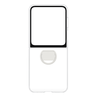 Clear Case for Galaxy Z Flip6 Back Transparent 