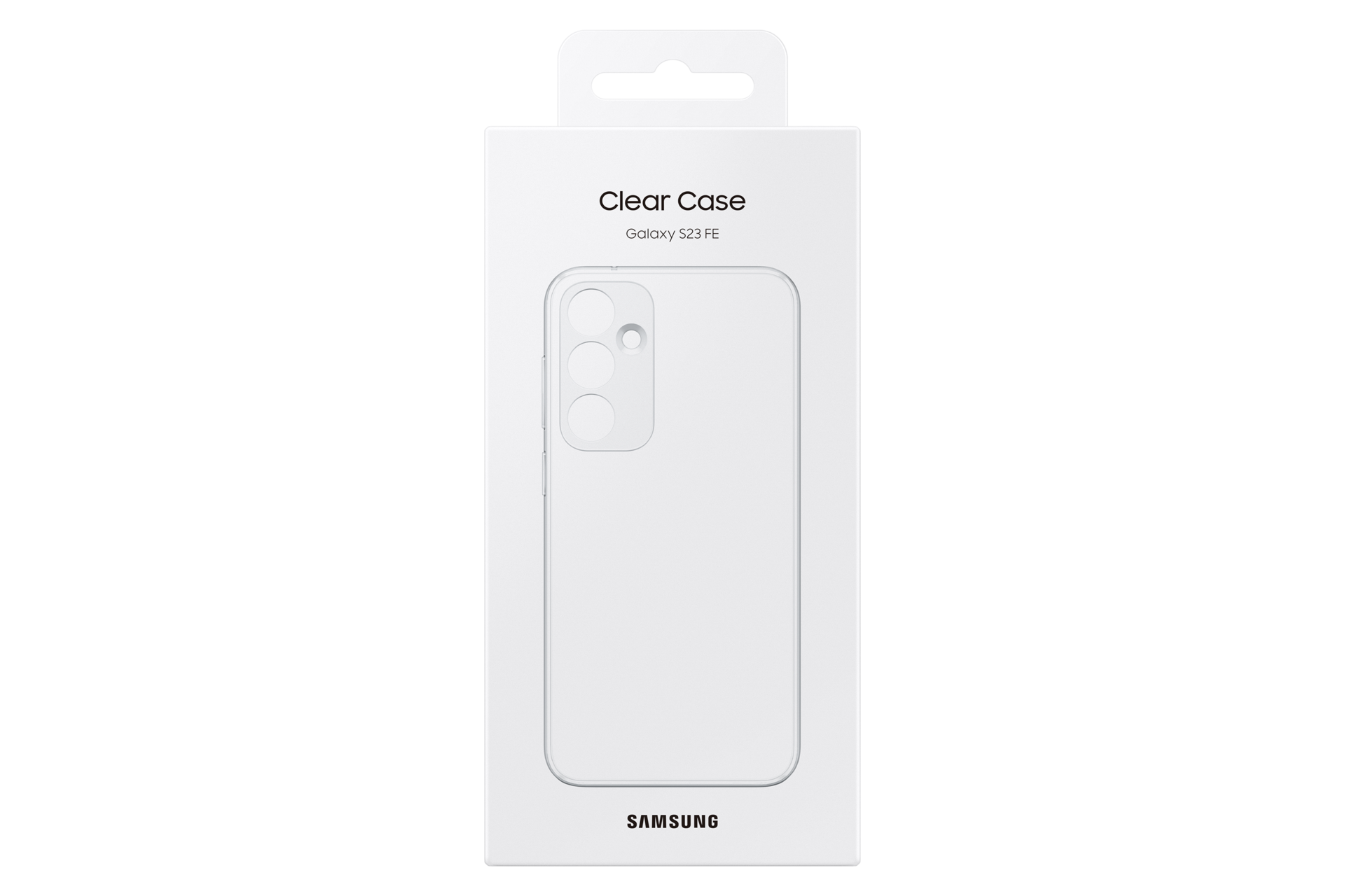 Clear Case for Galaxy S23 FE Package Transparent 