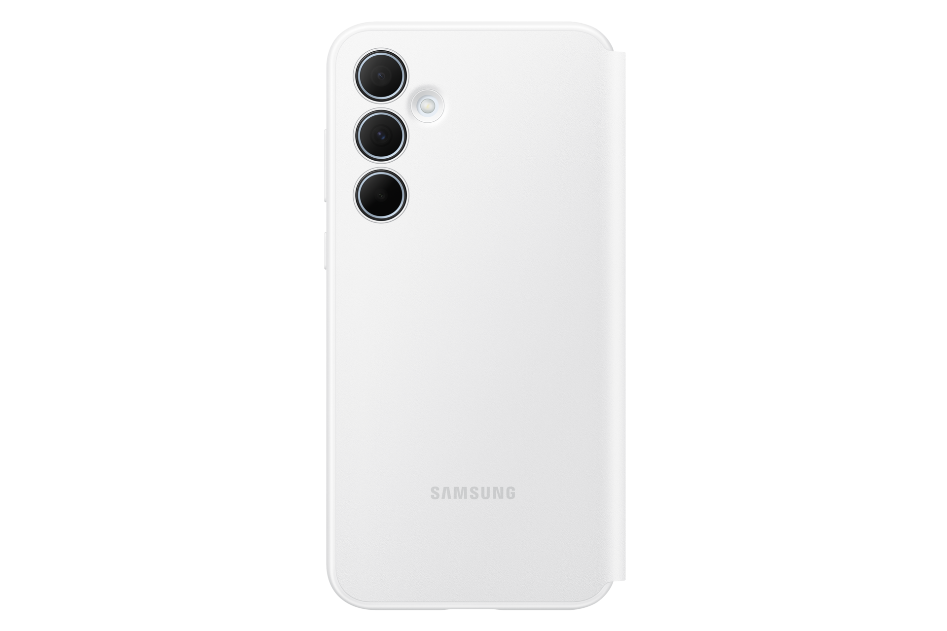 Smart View Wallet Case for Galaxy A35 5G Back White 