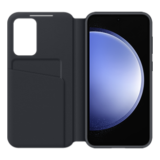 Smart View Wallet Case for Galaxy S23 FE Front-Open Black 