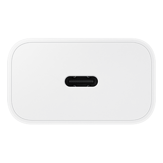 25W Power Adapter Back White 