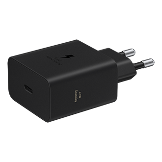 60W Power Adapter (Black) L-Perspective Black 