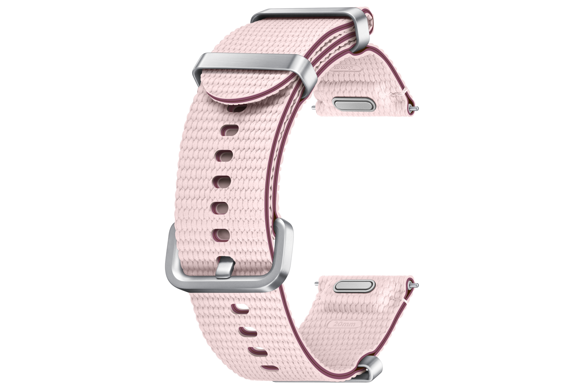Galaxy Watch7 Athleisure Band (S/M) Back-Perspective Pink 
