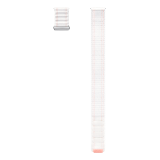 Galaxy Watch7 Fabric Band (S/M) Front Pink White 