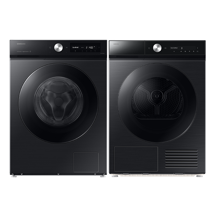 Tvättmaskin + torktumlare Black