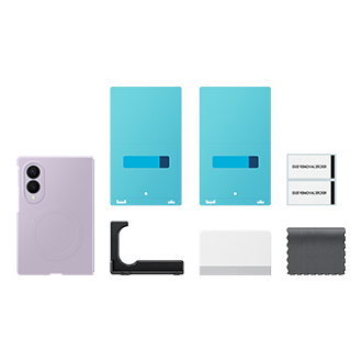 Galaxy Z Fold8 Silicone Magnet Case Set-Cut Lavender 
