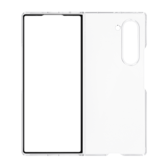 Slim Clear Case for Galaxy Z Fold6 Back Transparent 