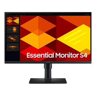 24"/27" Essential Monitor S4 S40GD Full HD Front Black 