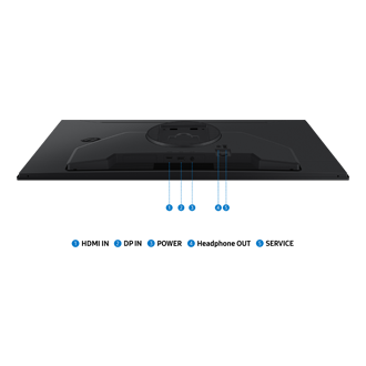 Odyssey G5 G50F QHD 180Hz Monitor  Detail-Connectivity Black 