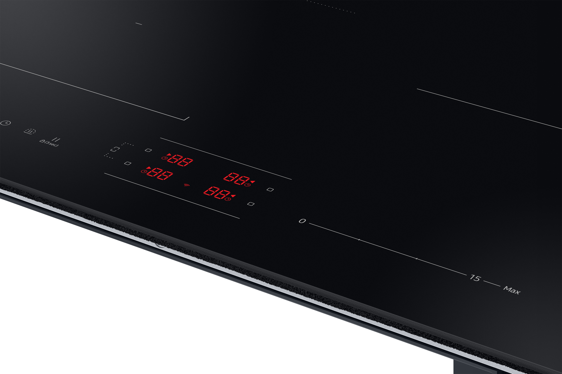 NZ8500BM 5-2 Oven Cooktop with Flex Zone and Wi-Fi Connectivity Detail3 Black 