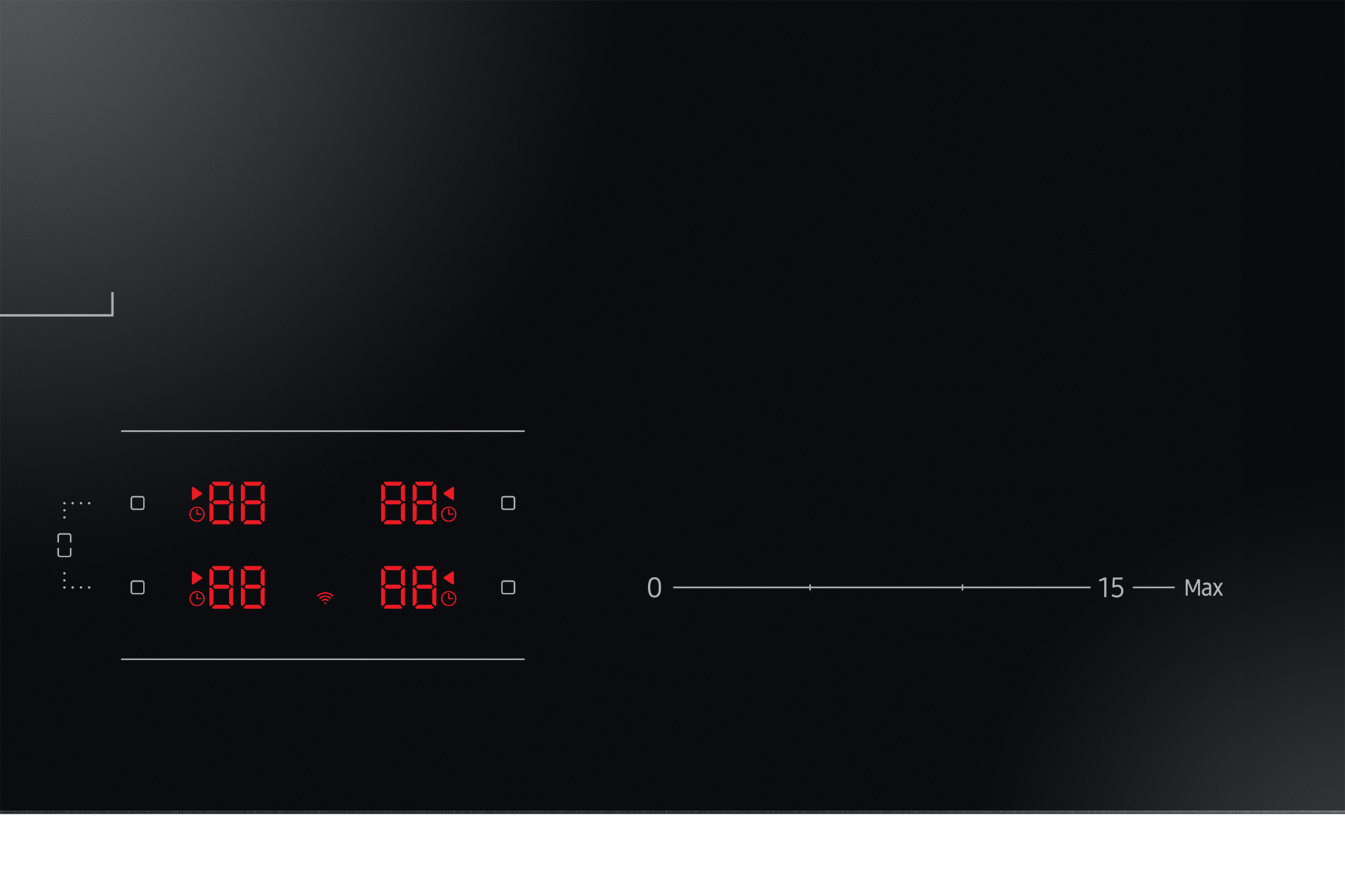 NZ8500BM 5-2 Oven Cooktop with Flex Zone and Wi-Fi Connectivity Detail2 Black 