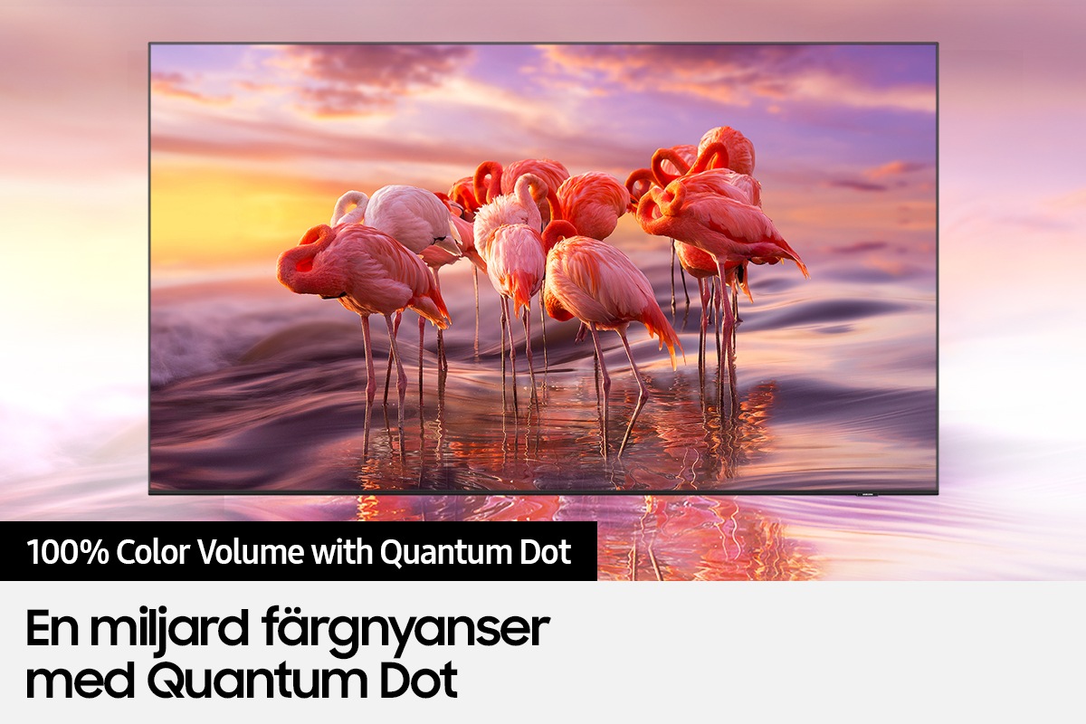 QLED TV Q60A med Color Volume 100% kan leverera hela färgspektrumet