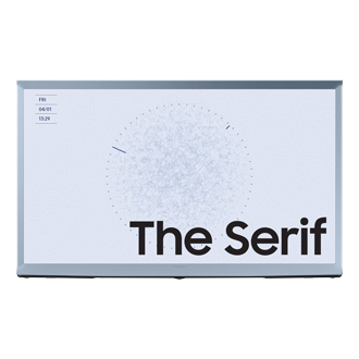 The Serif 4K Smart TV Cotton Blue