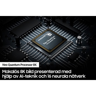 QLED TV QN800A med Samsungs kraftfulla Neo Quantum Processor 8K förbättrar innehållet