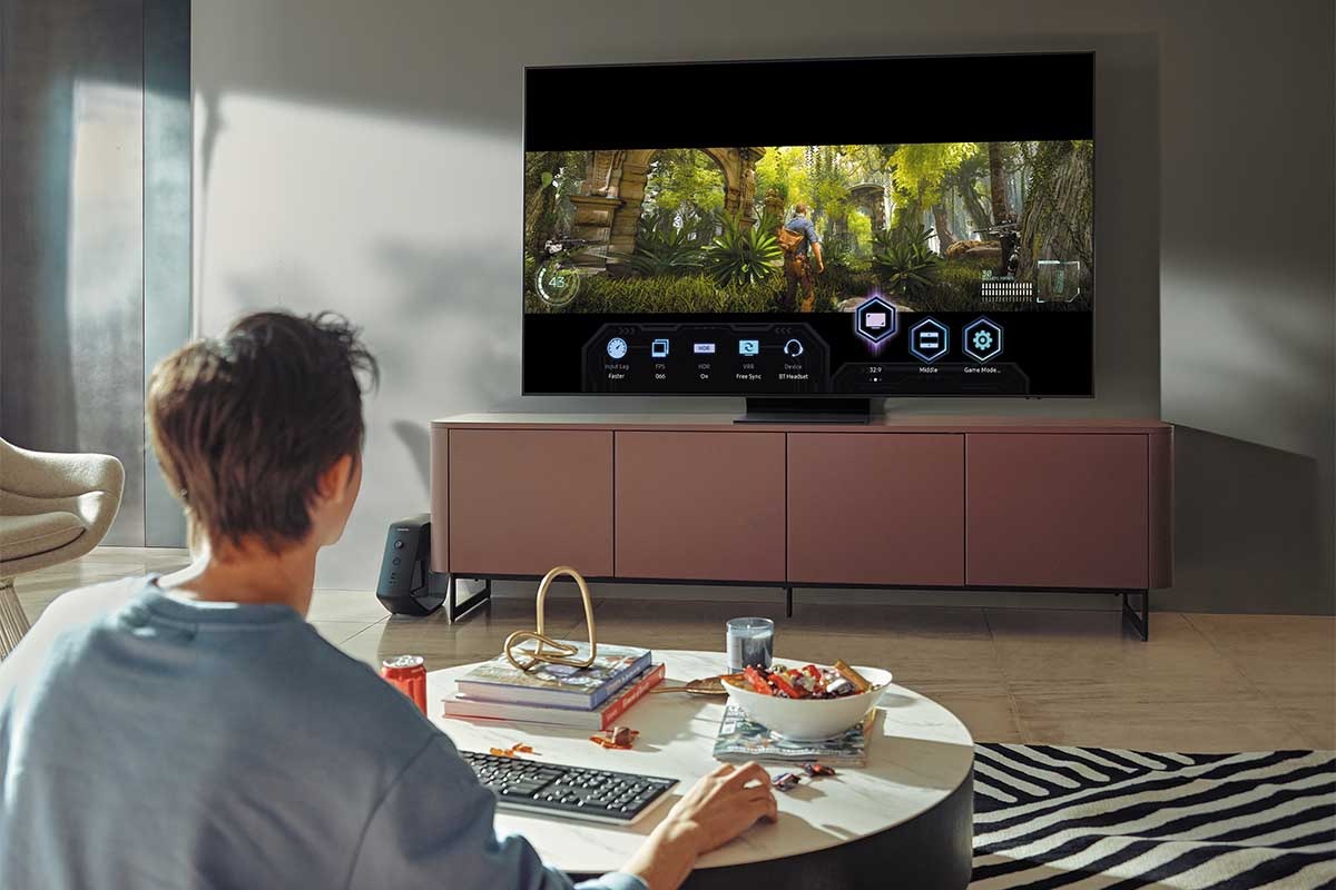 Samsung QLED QN90A är den bästa gaming-TV:n genom användning av Motion Xcelerator Turbo+