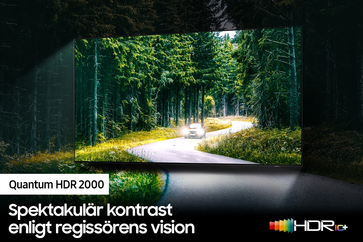 QLED TV QN90A med Quantum HDR 2000 kan avslöja de minsta detaljerna i bilden