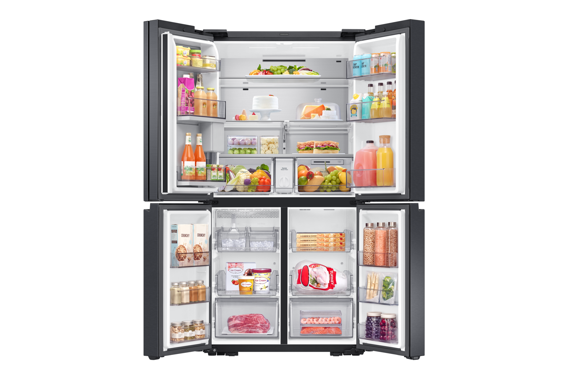 front-open-with-food Black