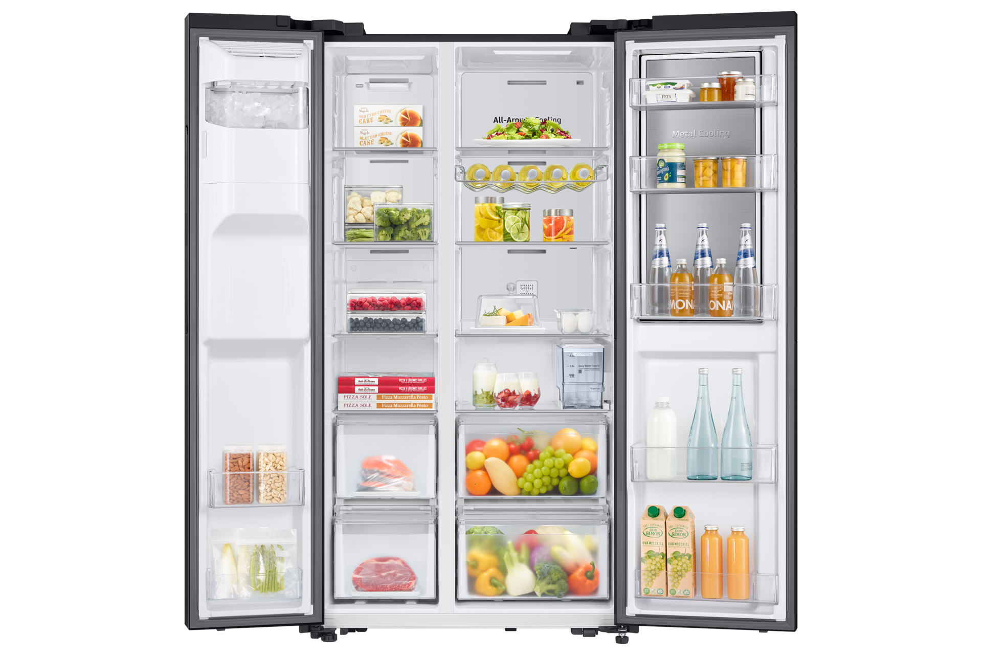 front-open-with-food Black