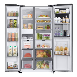 front-open-with-food Black