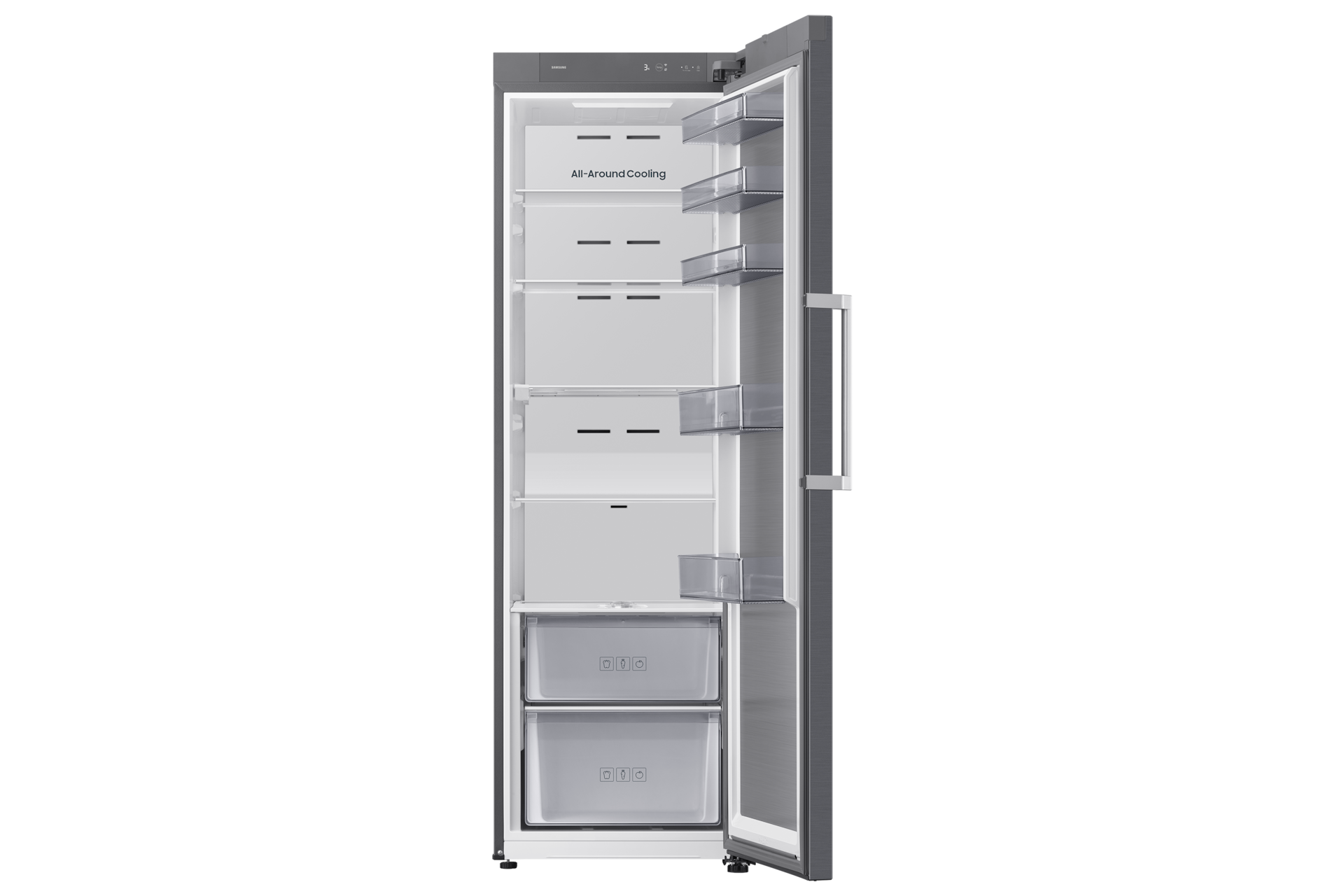 Kylskåp One Door Auto Open Door 186cm Front-Open Silver 