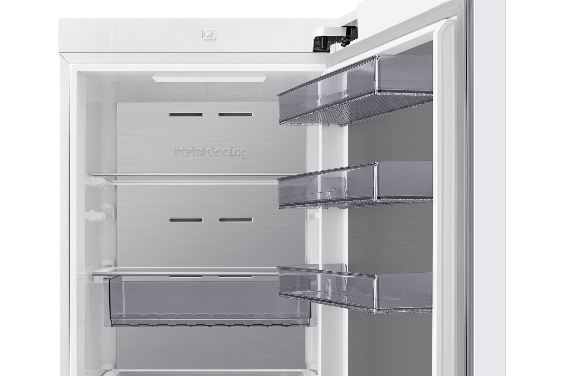 Tall One Door RI80H24 Auto Open Door 387L Detail-Metal-Duct White 