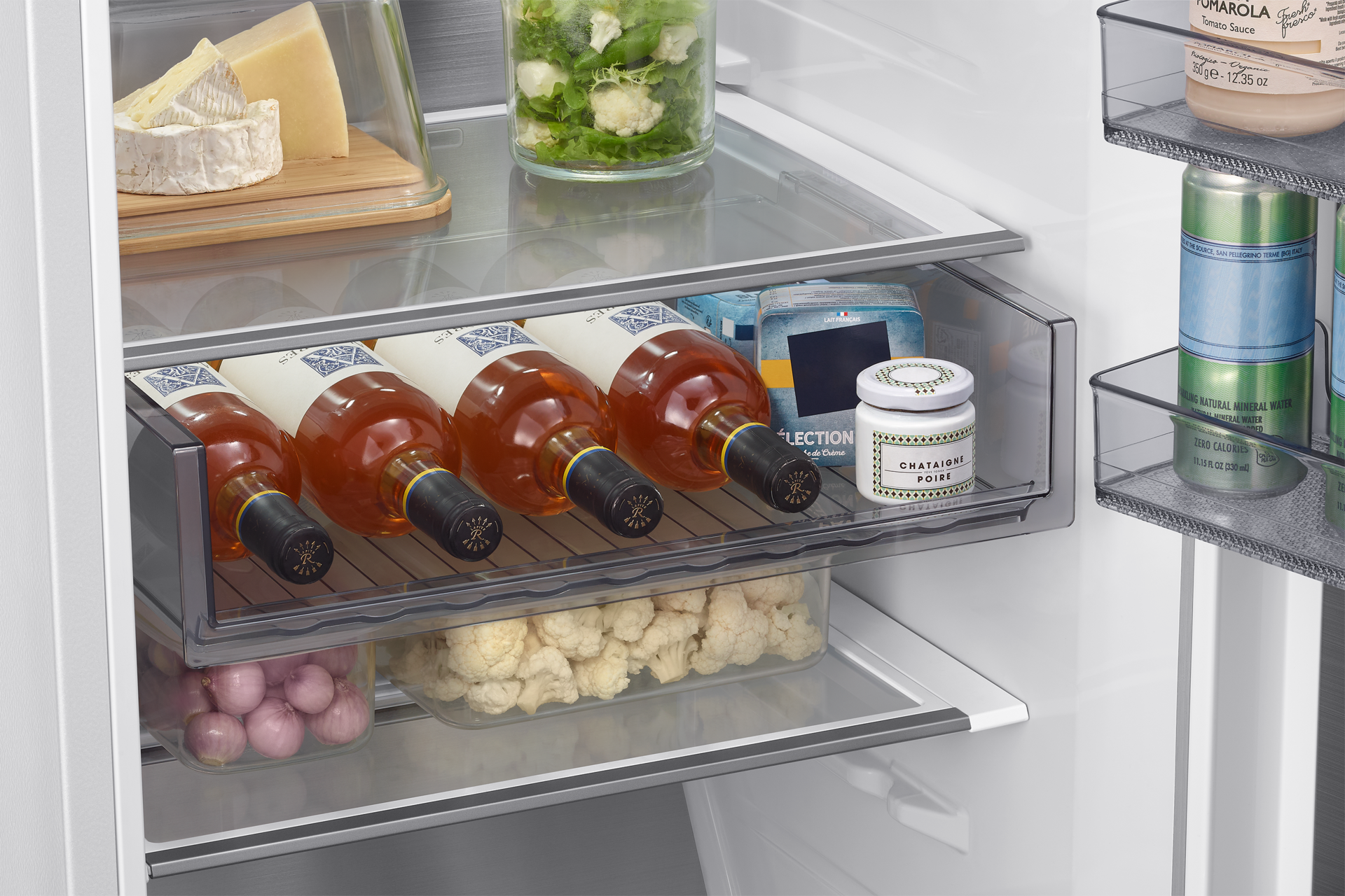 Tall One Door RI80H24 Auto Open Door 387L Detail-Multi-tray White 