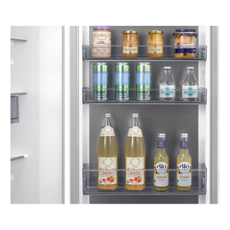 Tall One Door RI80H24 Auto Open Door 387L Detail-Metal-Door White 