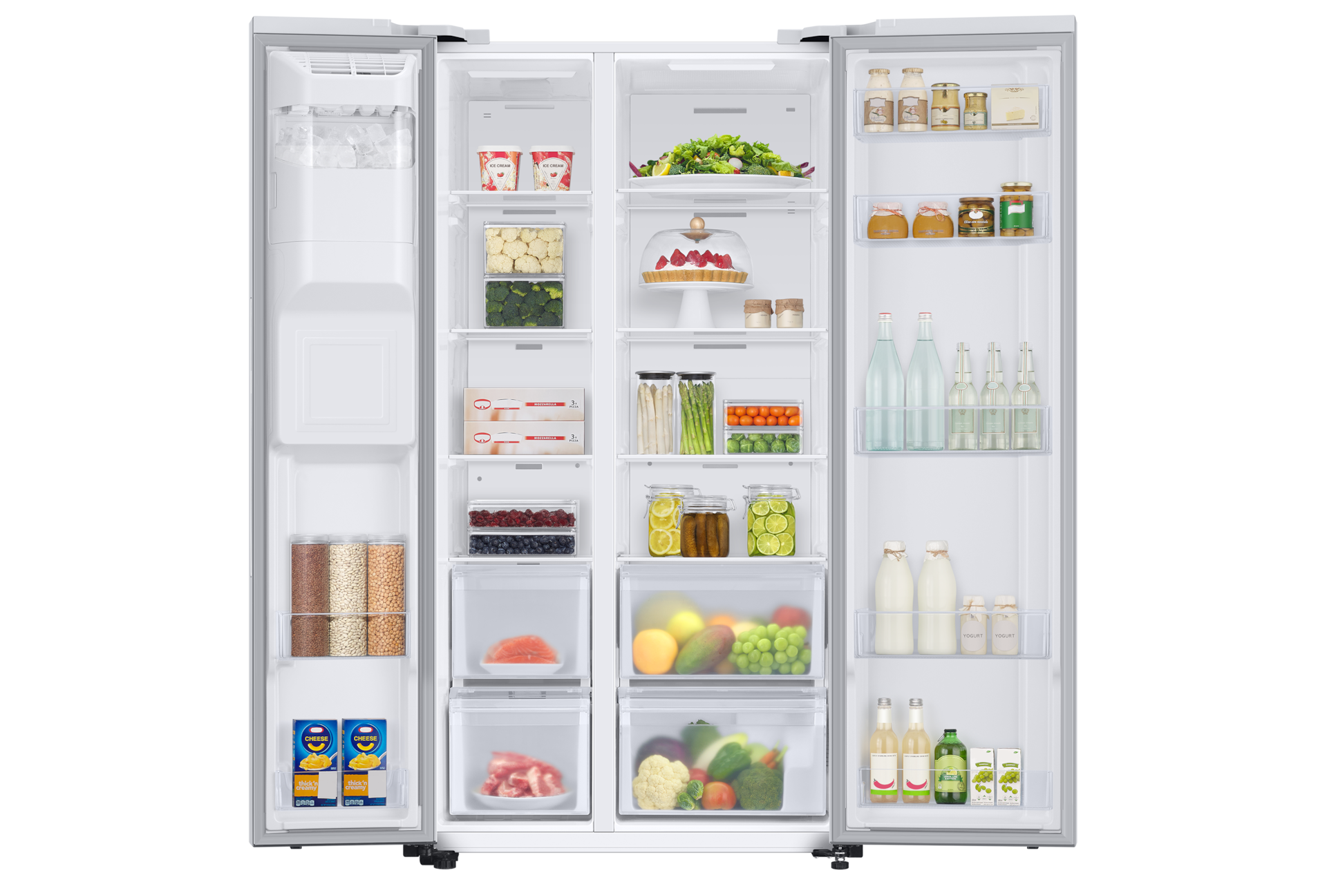 front-open-with-food White